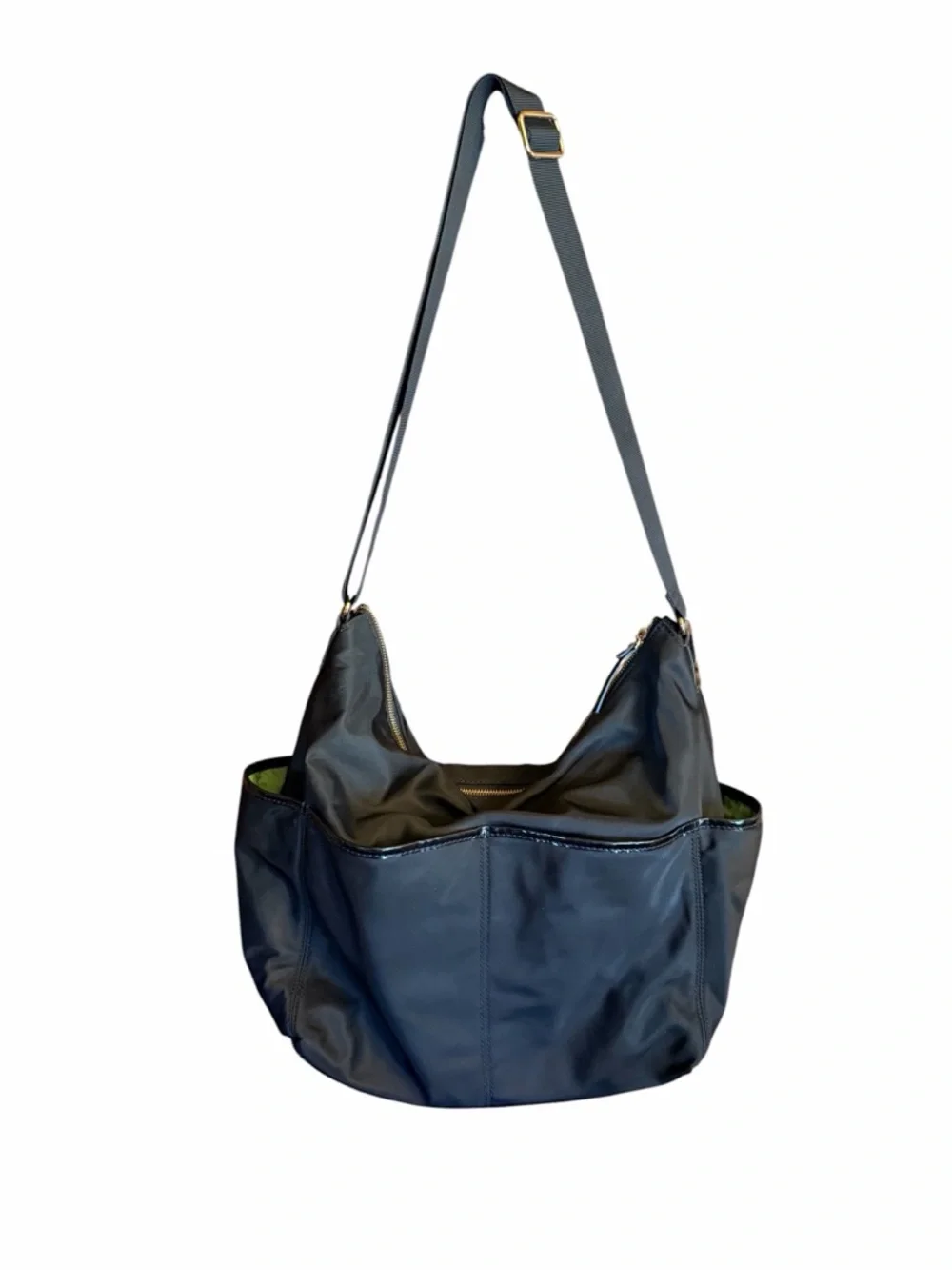 Kate Spade Black Nylon Diaper Bag & Changing Pad